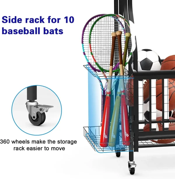 Garage Sports Equipment Organizer - Image 6